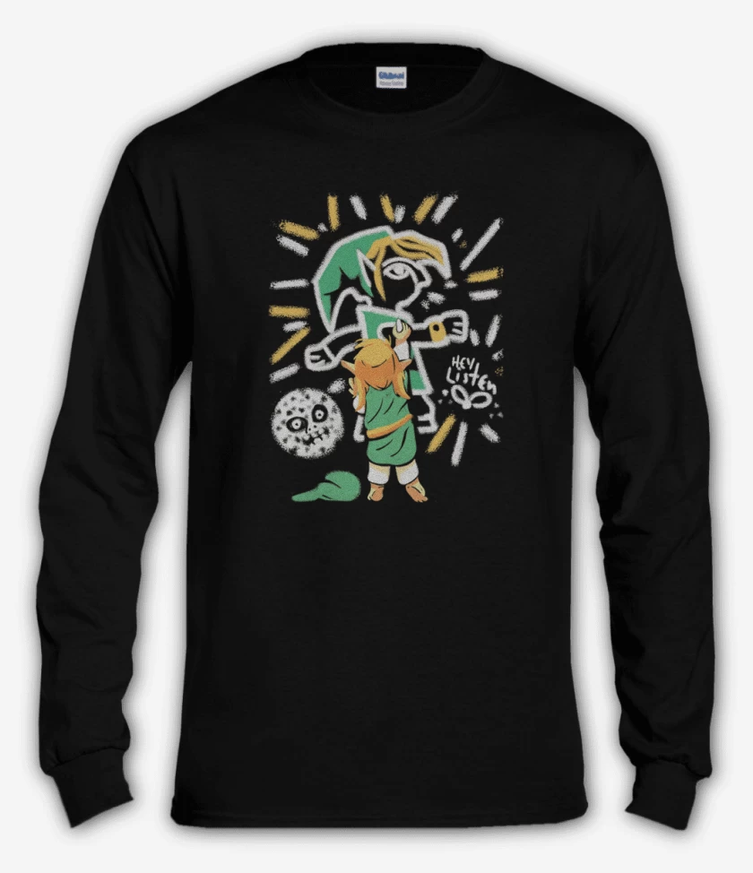 Polera manga larga Link Grafiti