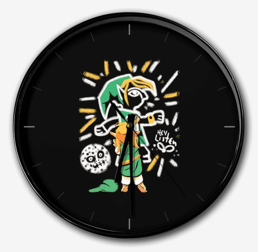 Reloj Negro de Link Grafiti