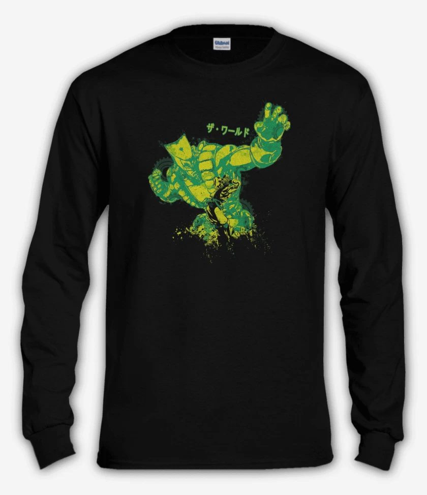 Polera manga larga Negro de ZA WARUDO!