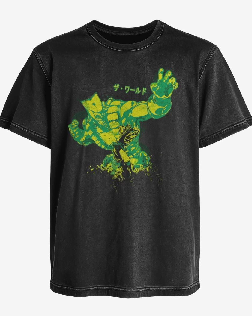 Polera desgastada ZA WARUDO!