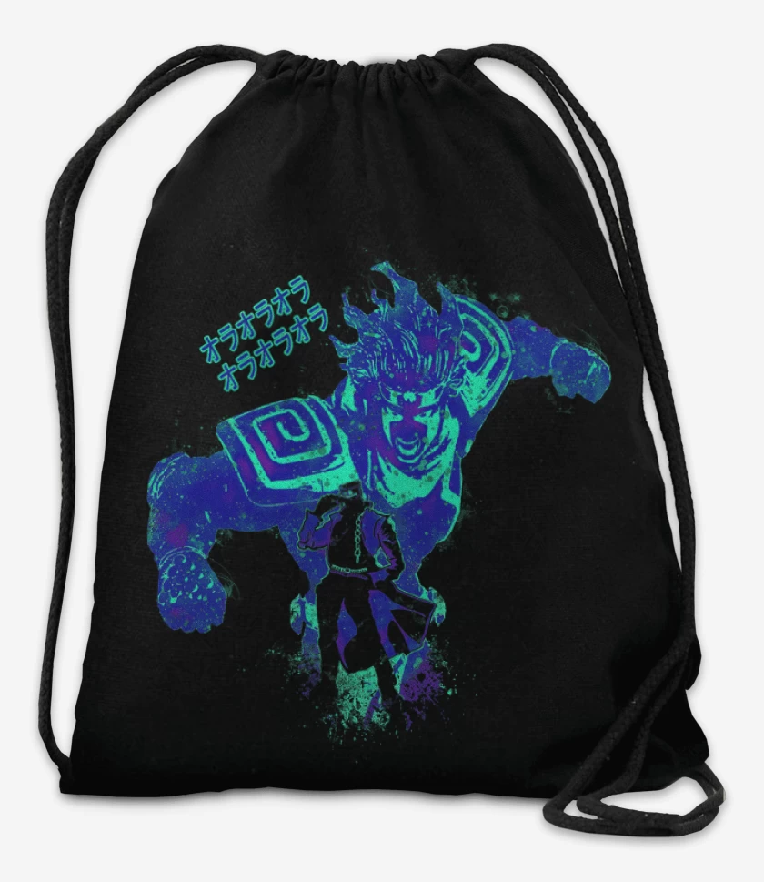 Mochila Negro de ORA ORA ORA!!!