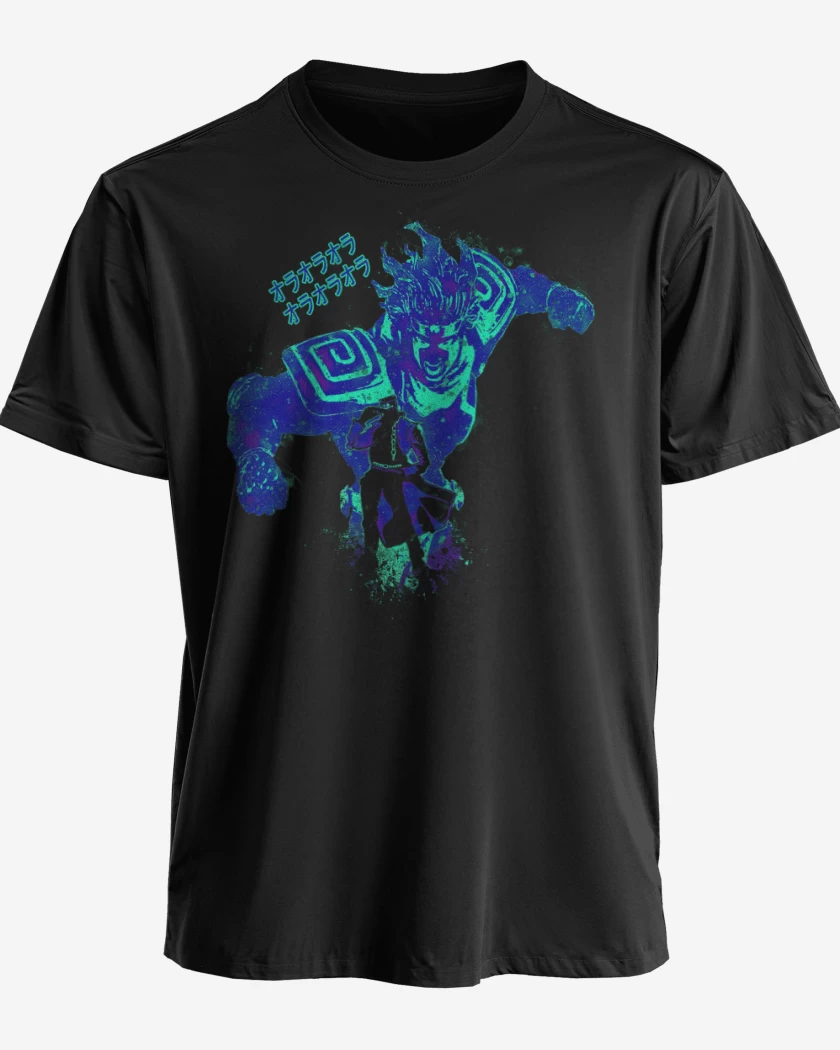 Polera premium Negro de ORA ORA ORA!!!