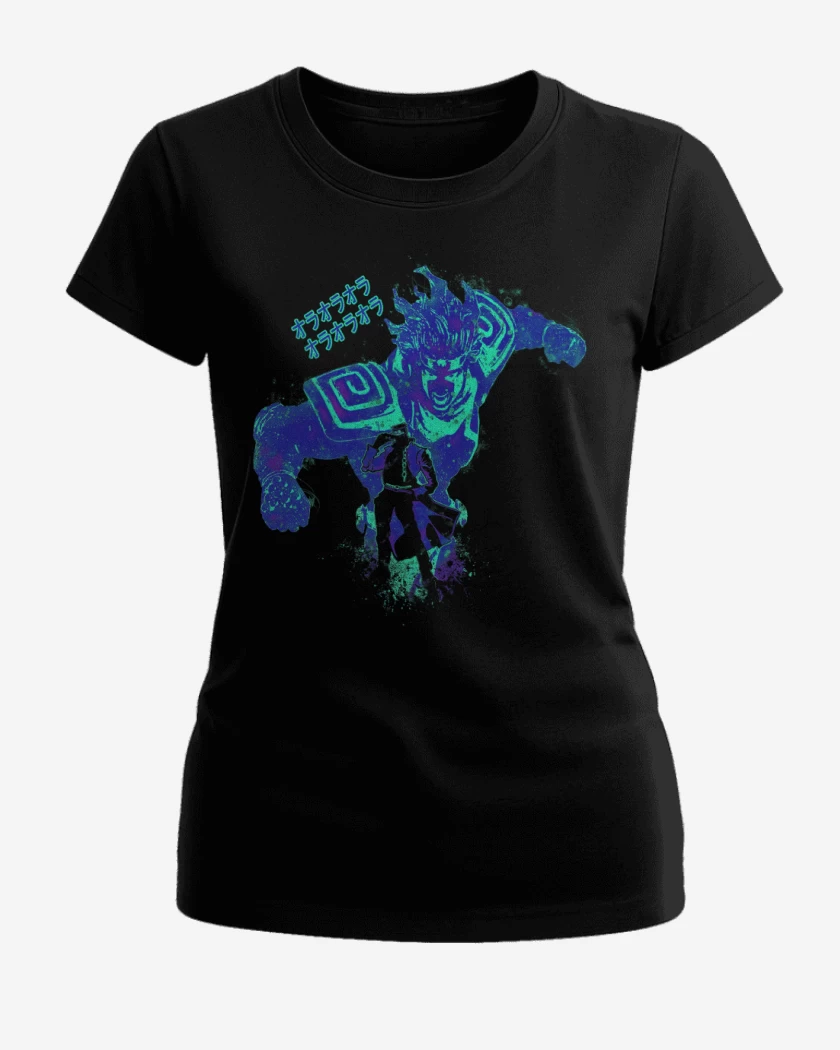 Polera de Mujer Negro de ORA ORA ORA!!!