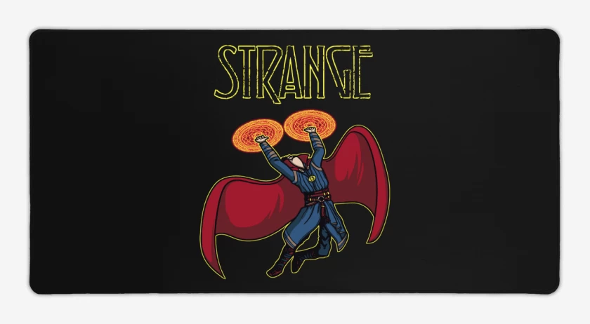 Mouse pad Gamer Negro de Strange