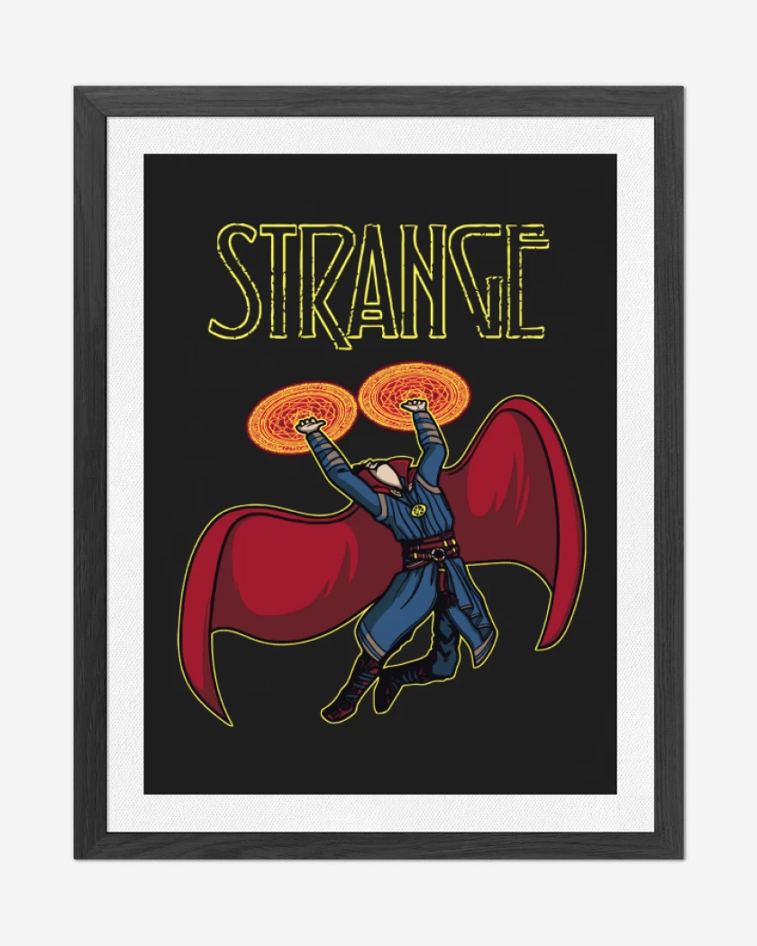 Cuadro decorativo Negro de Strange