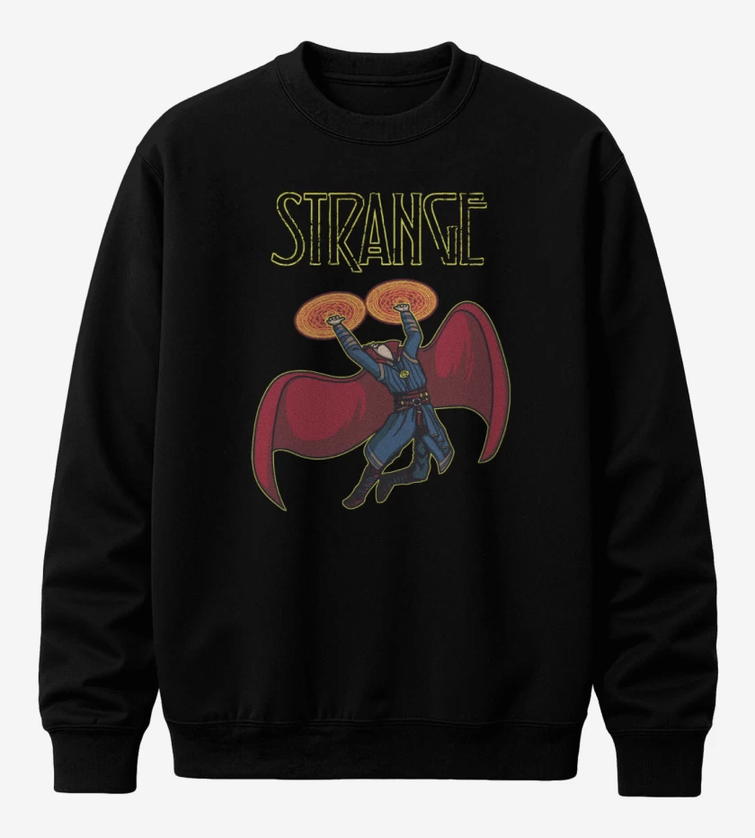 Poleron polo Negro de Strange