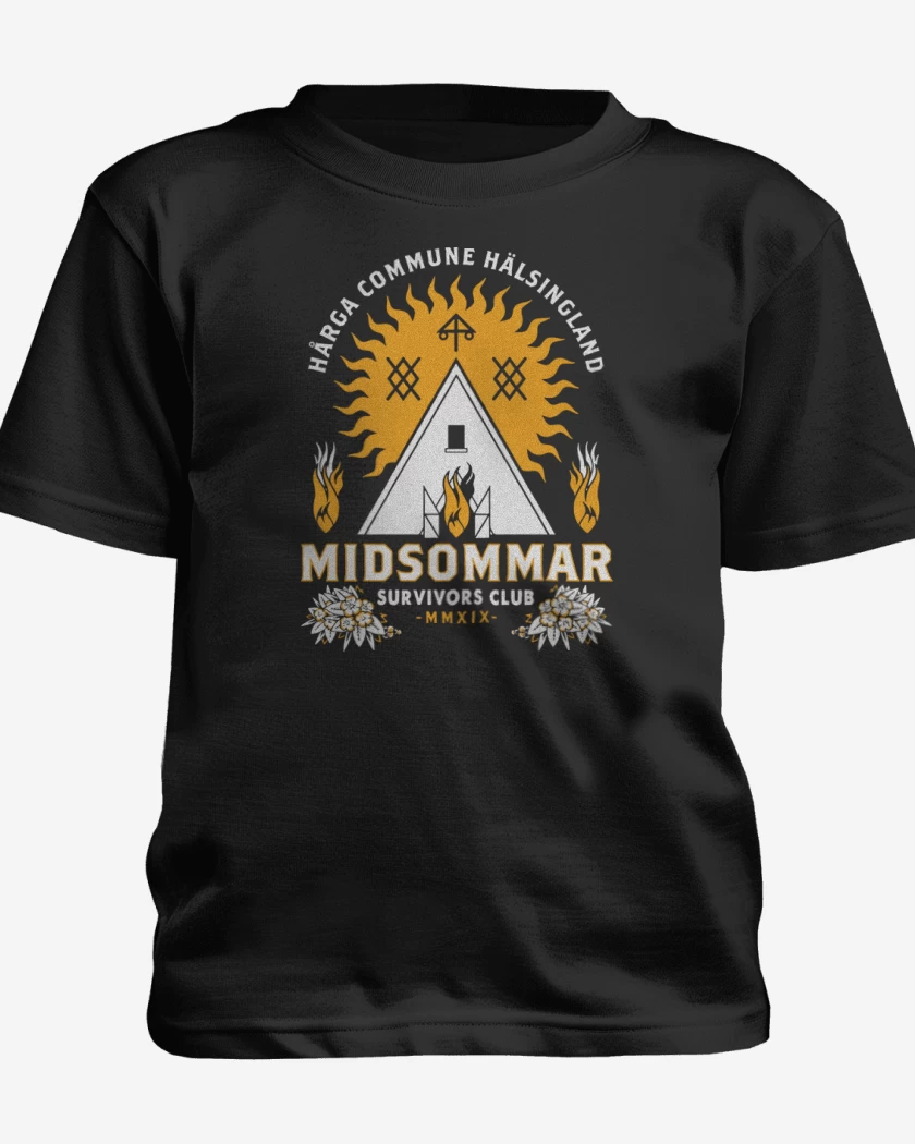 Polera de niño Negro de Midsommar