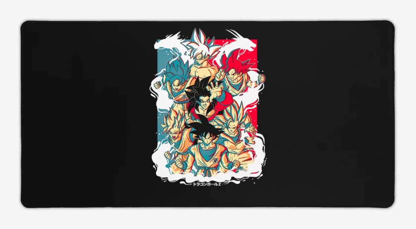 Mouse pad Gamer Goku Evoluciones