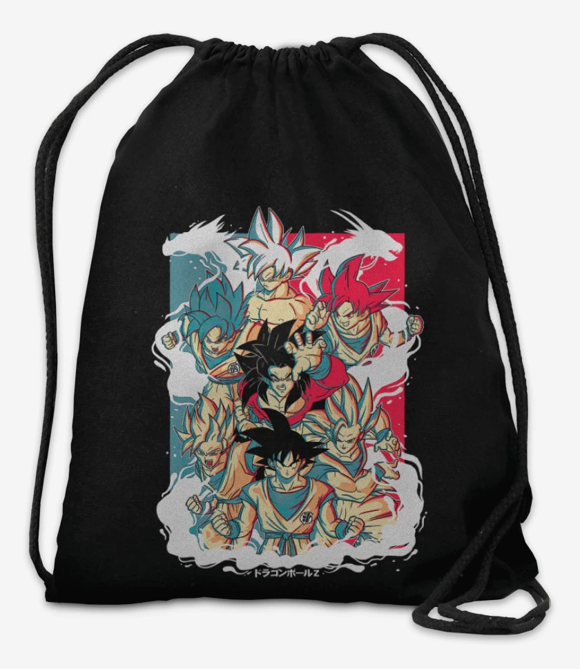 Mochila Negro de Goku Evoluciones