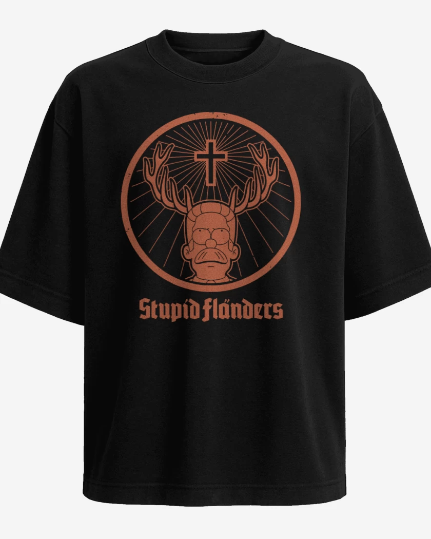 Polera Oversize Estupido Flanders