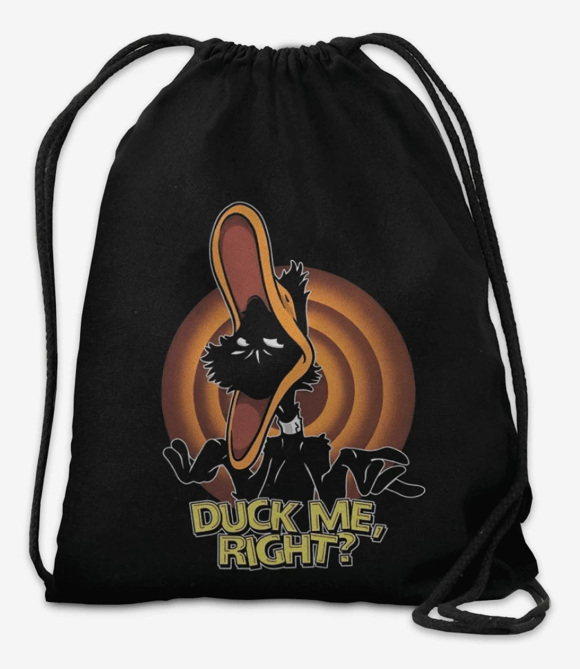 Mochila Negro de Duck Me, Right?