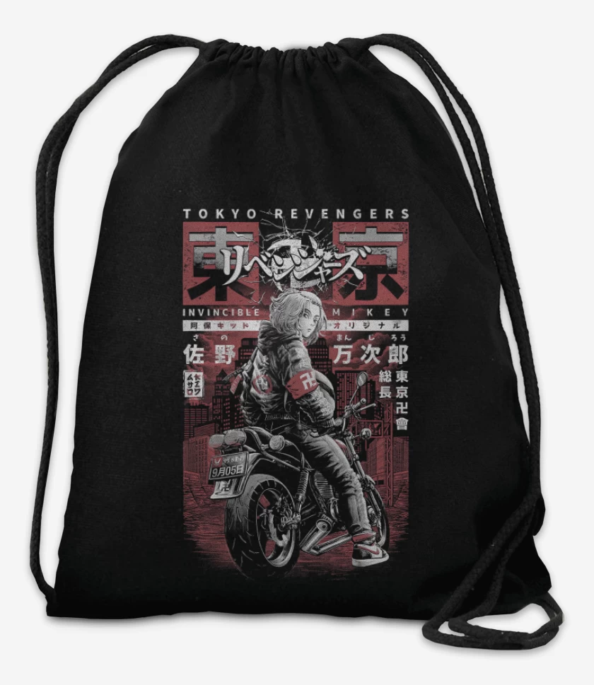 Mochila Negro de Invencible Mikey