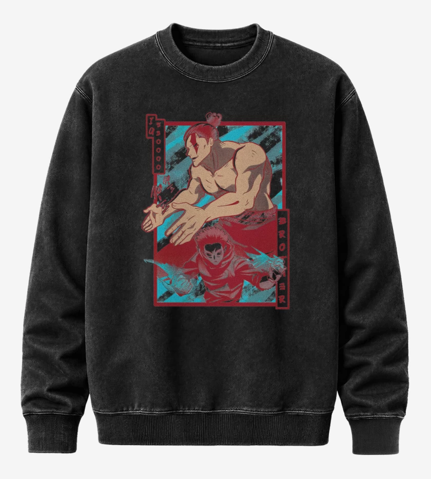 Poleron Polo Acid Wash Negro de Besto Friendo!!!