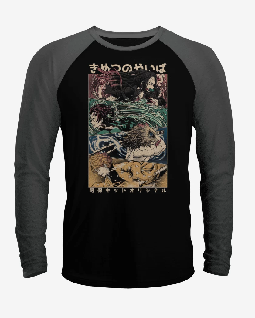 Polera Raglan Kimetsu no Yaiba 