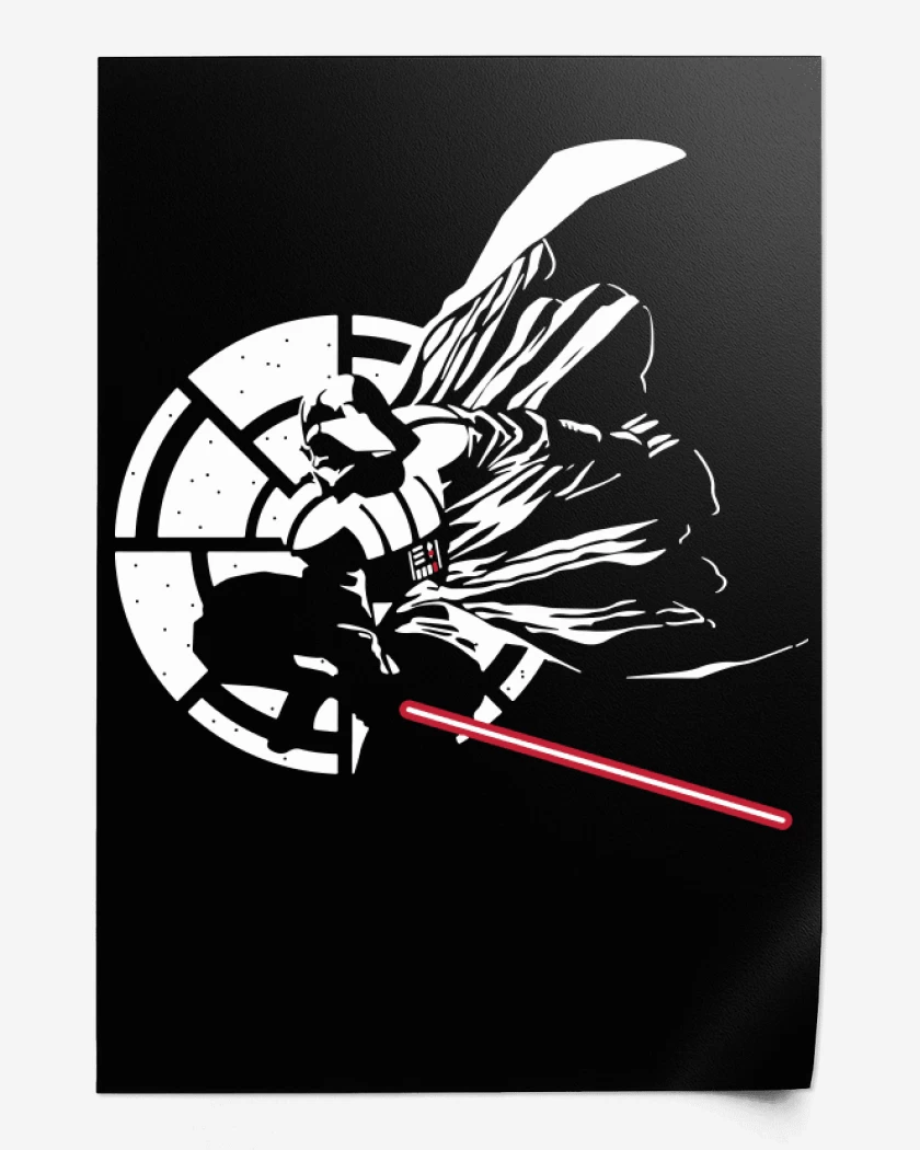 Print Negro de Vader City