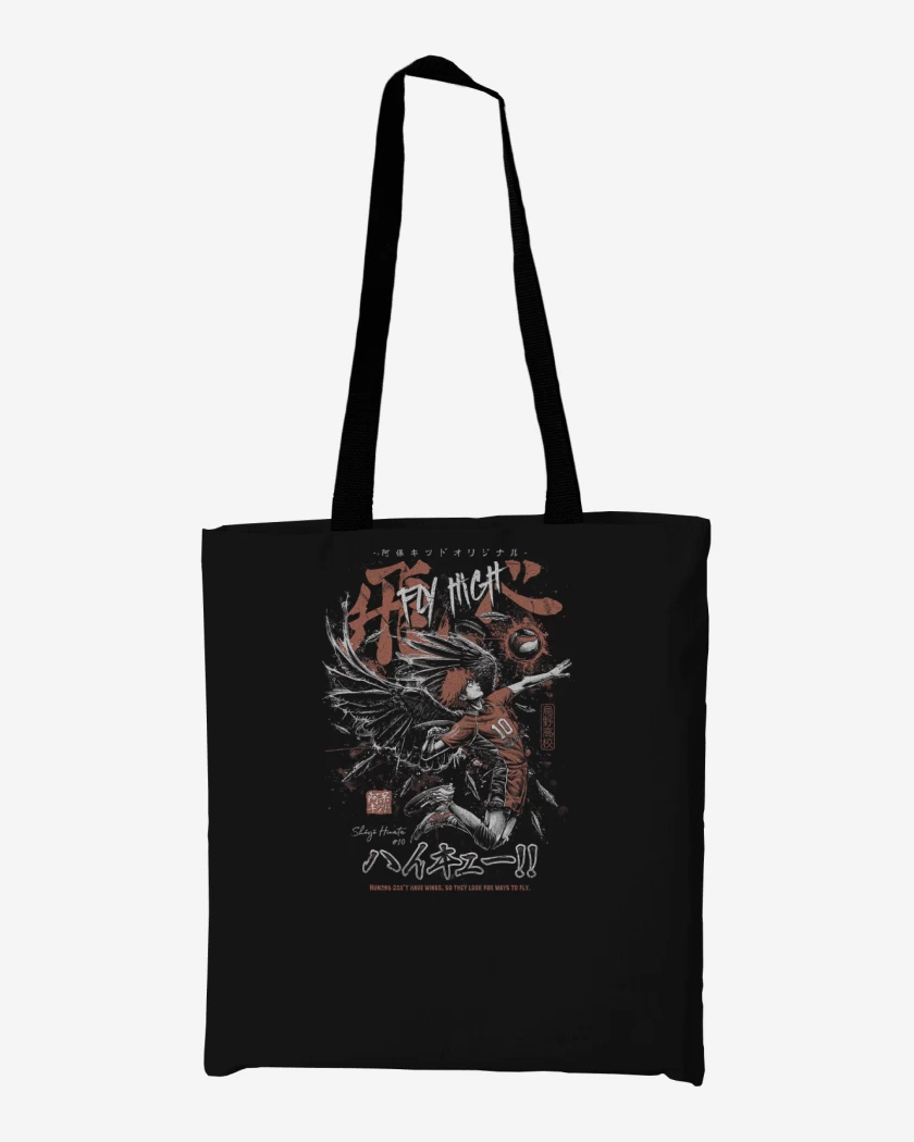 Totebag Negro de Shoyo Hinata