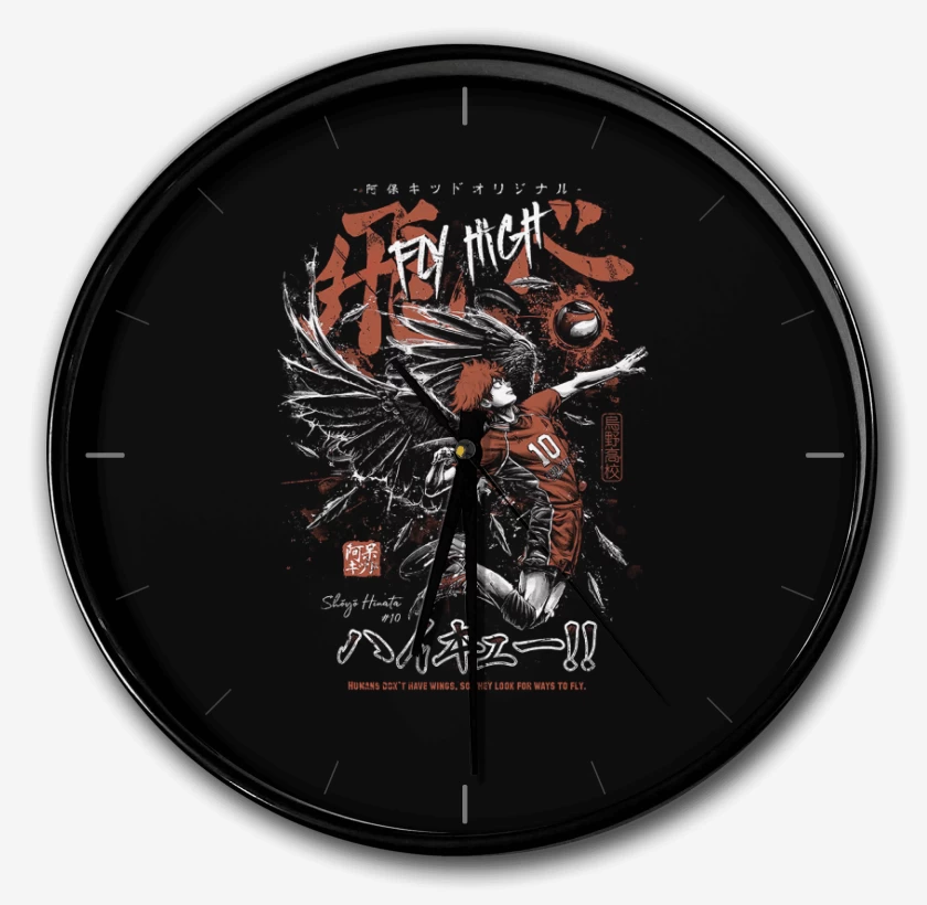 Reloj Negro de Shoyo Hinata