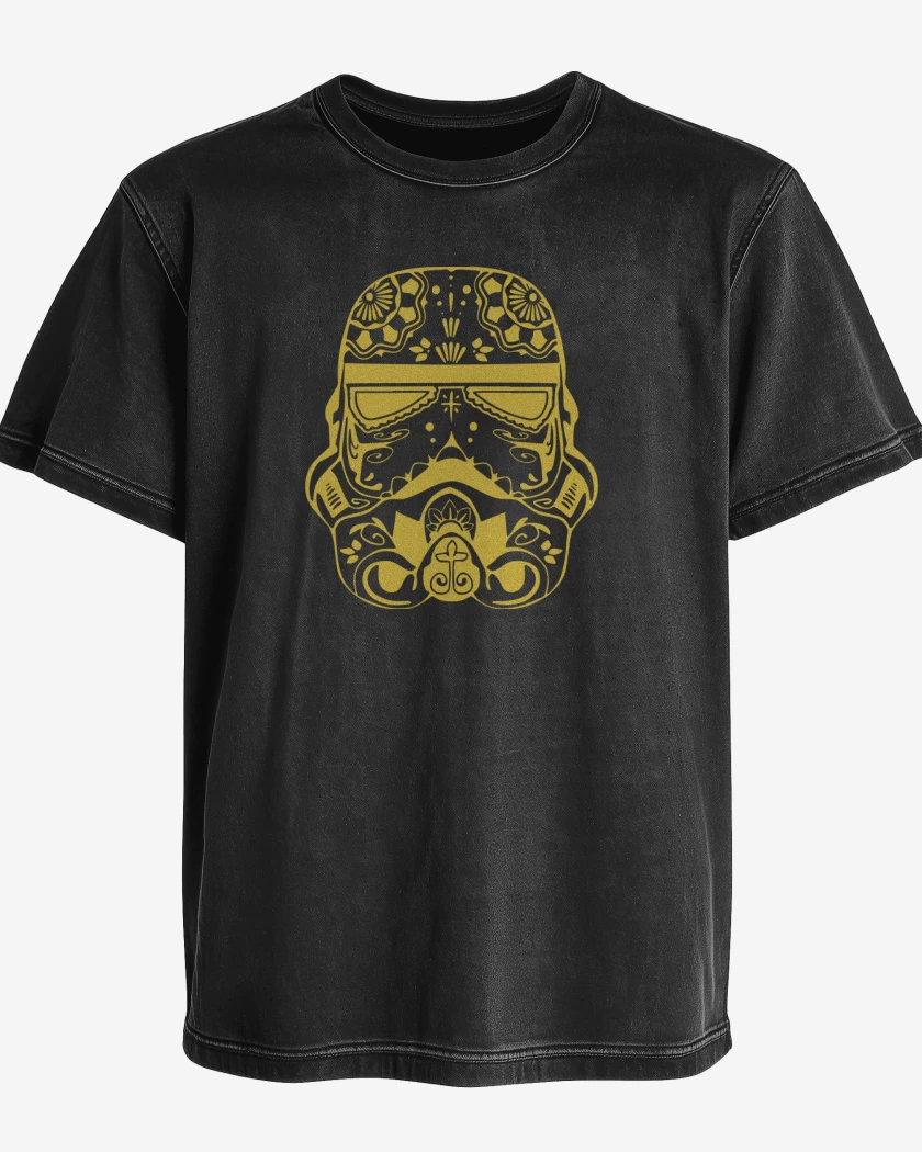 Polera desgastada Trooper Calaca