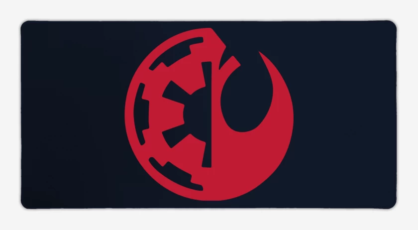 Mouse pad Gamer Azul Marino de Imperio - Rebeldes