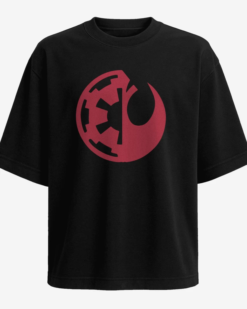 Polera Oversize Negro de Imperio - Rebeldes