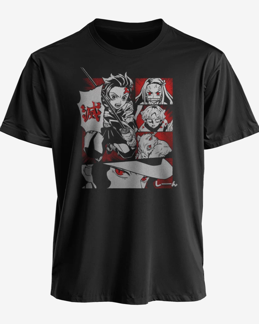 Polera Negro de Kimetsu