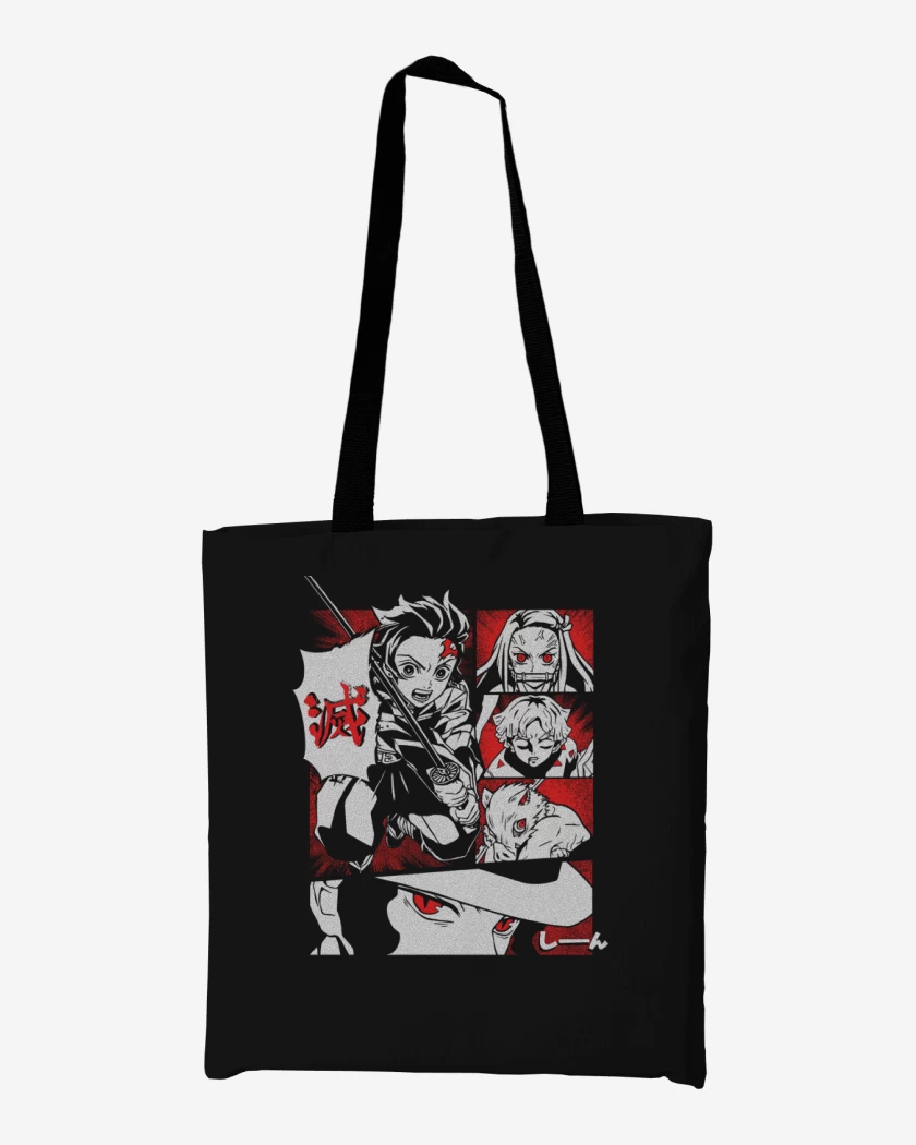 Totebag Negro de Kimetsu
