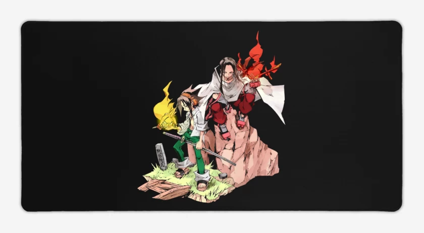 Mouse pad Gamer Negro de Hermanos Asakura