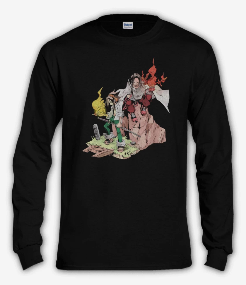 Polera manga larga Negro de Hermanos Asakura