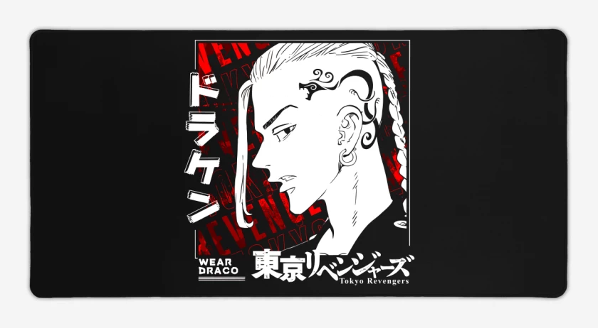 Mouse pad Gamer Negro de Draken