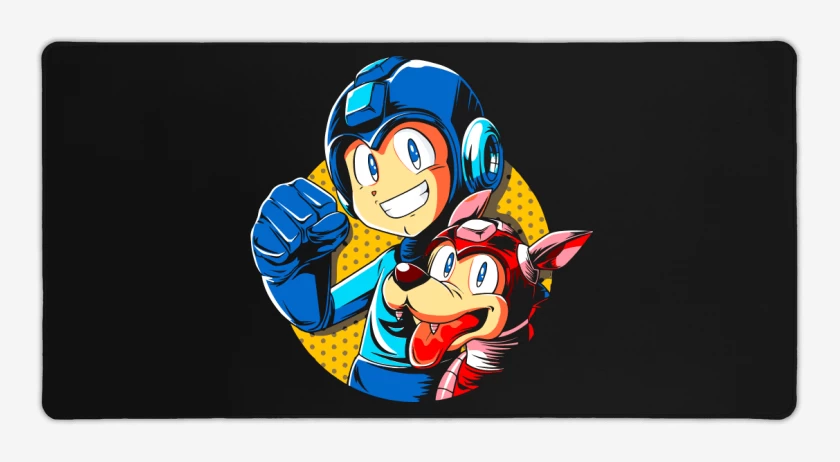 Mouse pad Gamer Megaman y rush