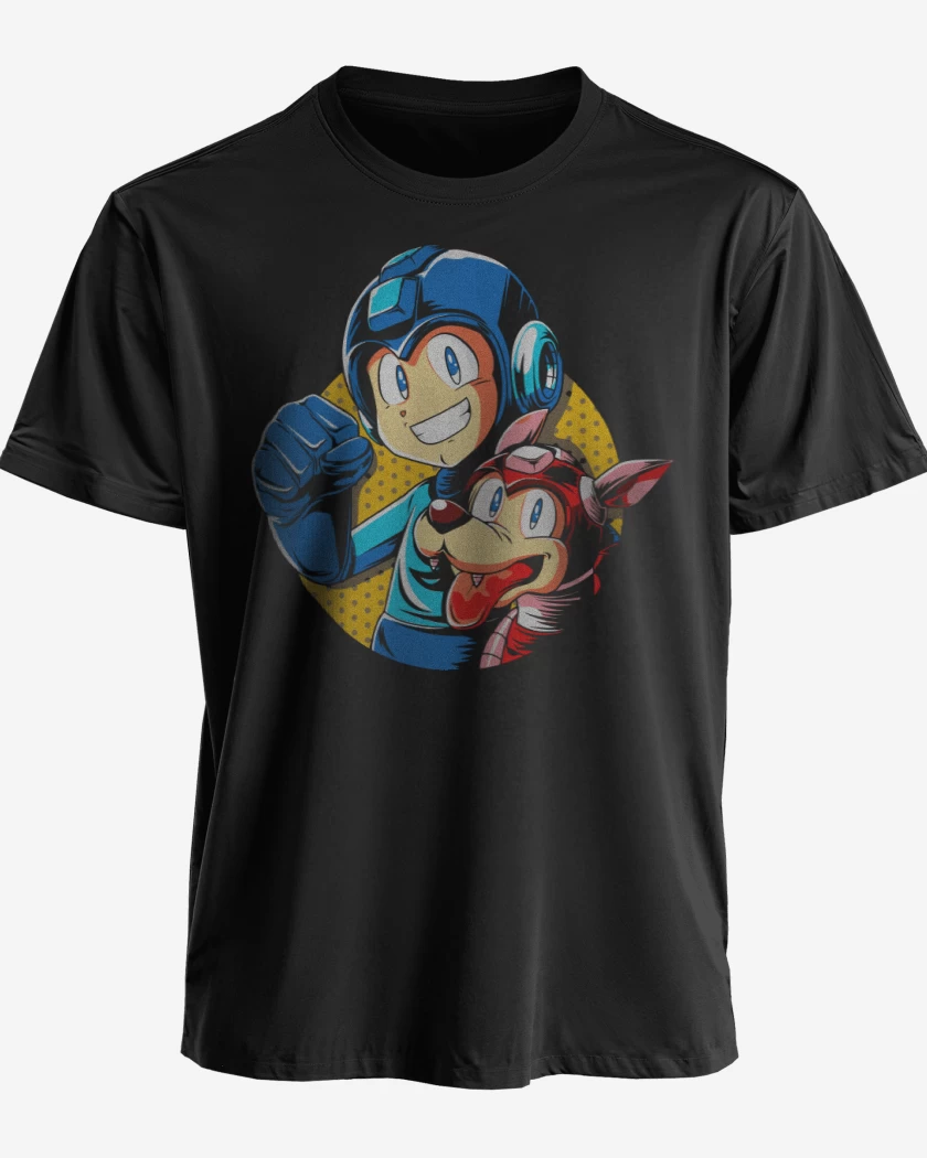 Polera Megaman y rush