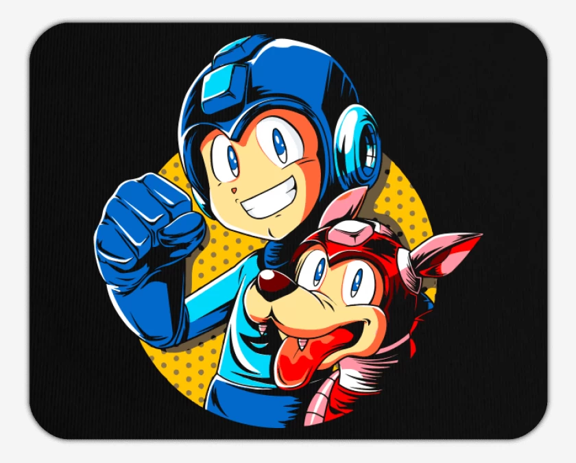 Mousepad Megaman y rush