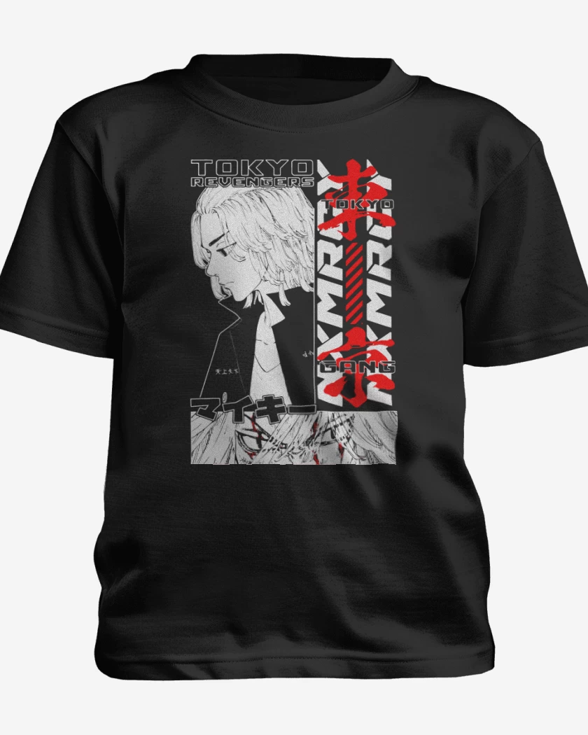 Polera de niño Negro de Manjiro