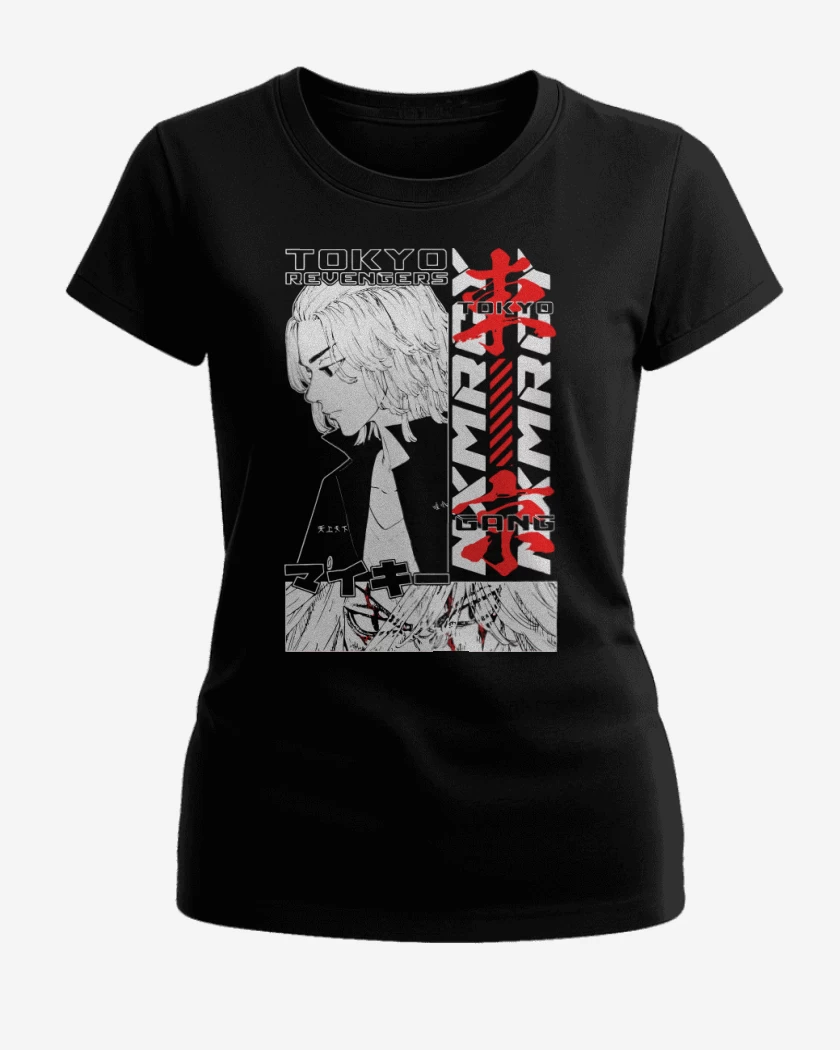 Polera de Mujer Negro de Manjiro