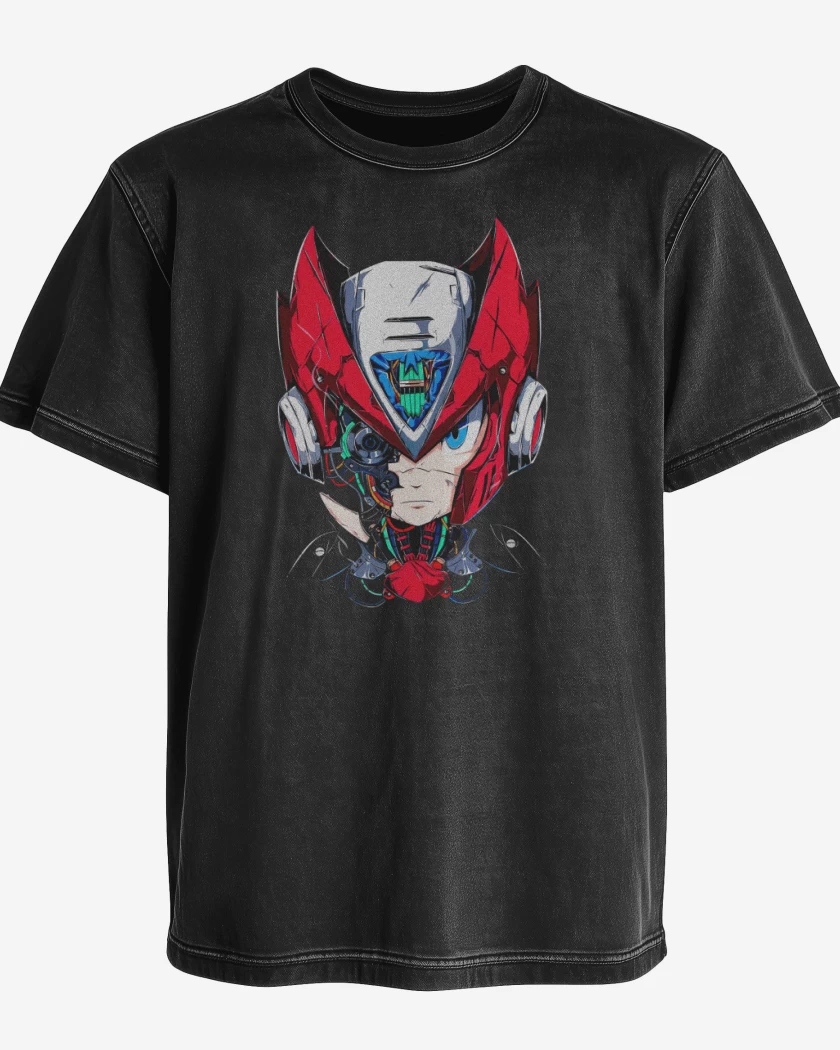 Polera desgastada Negro de Zero