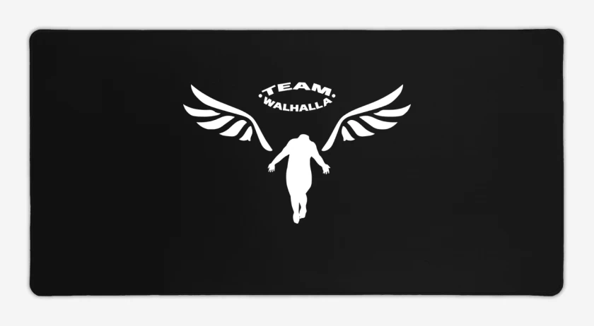 Mouse pad Gamer Negro de Team Walhalla