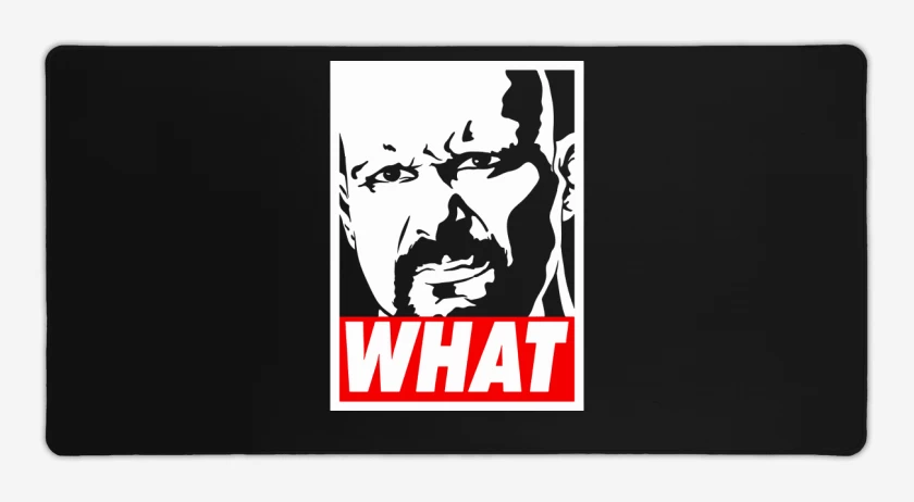 Mouse pad Gamer Negro de WHAT!