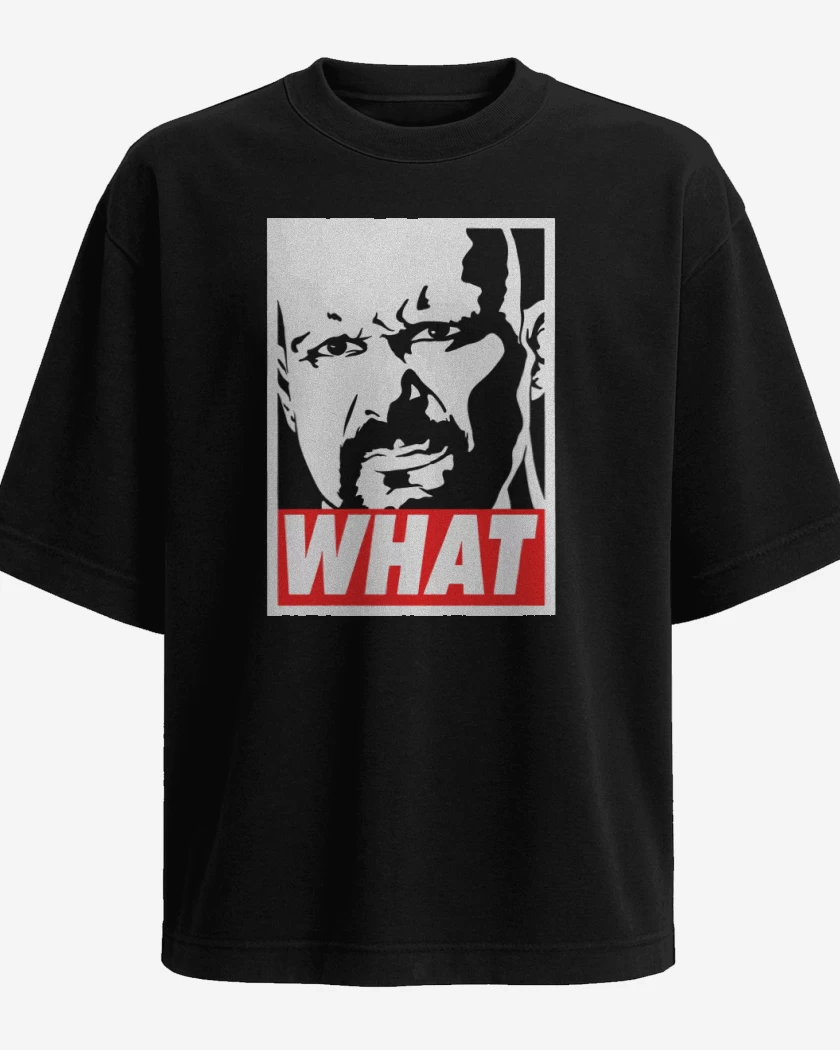 Polera Oversize Negro de WHAT!