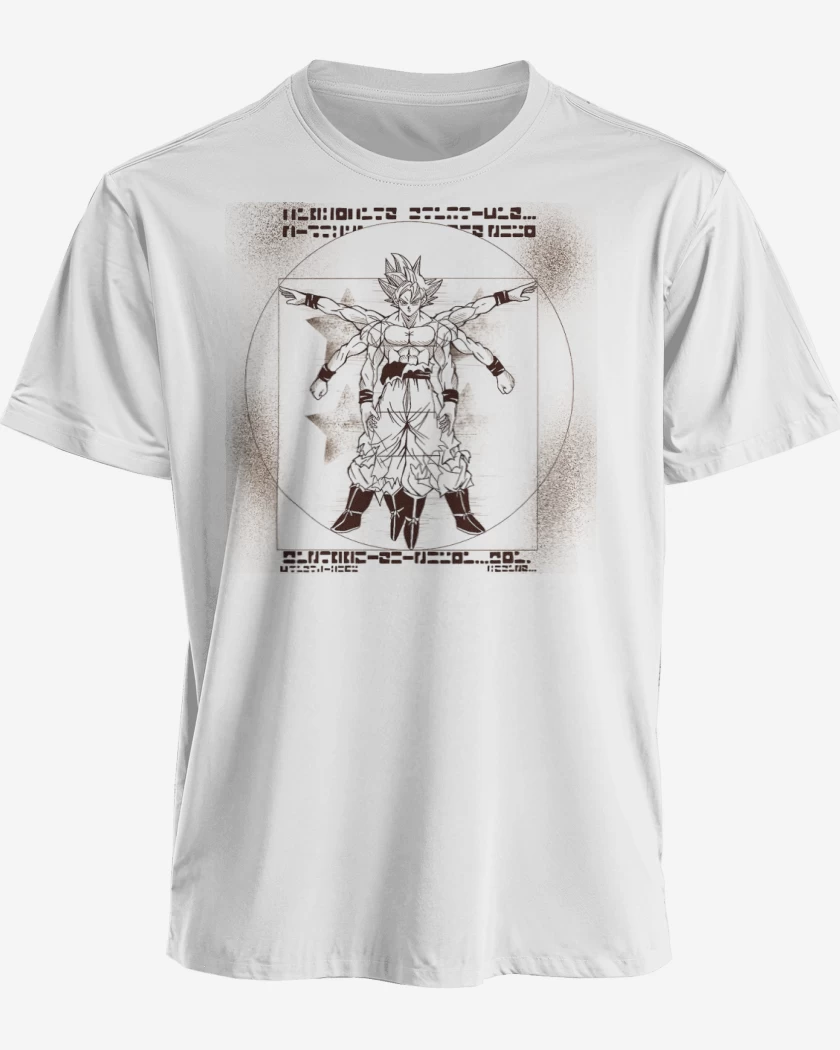 Polera premium Blanco de Ultrainstinto de Vitruvio