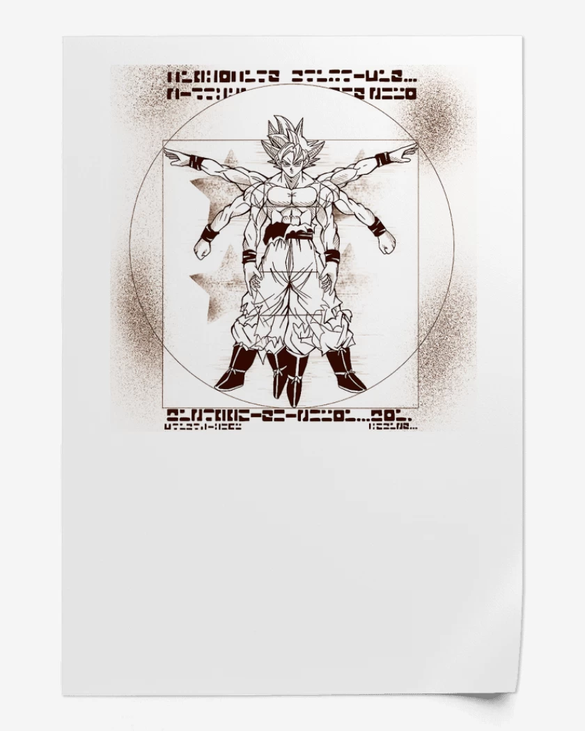 Print Blanco de Ultrainstinto de Vitruvio