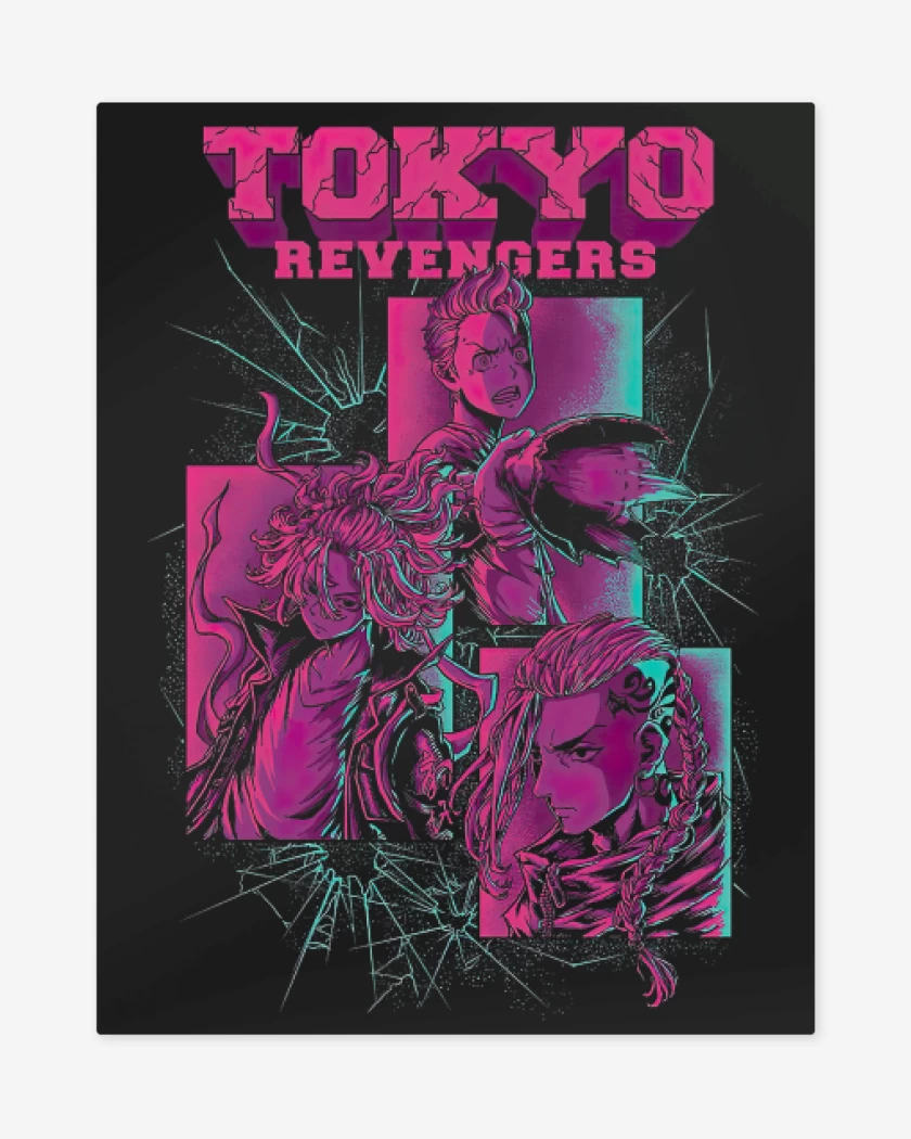 Print metalico Negro de Tokyo Manji