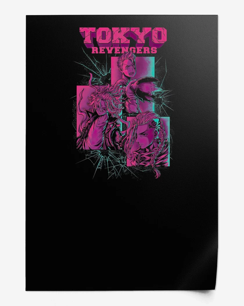 Print Negro de Tokyo Manji