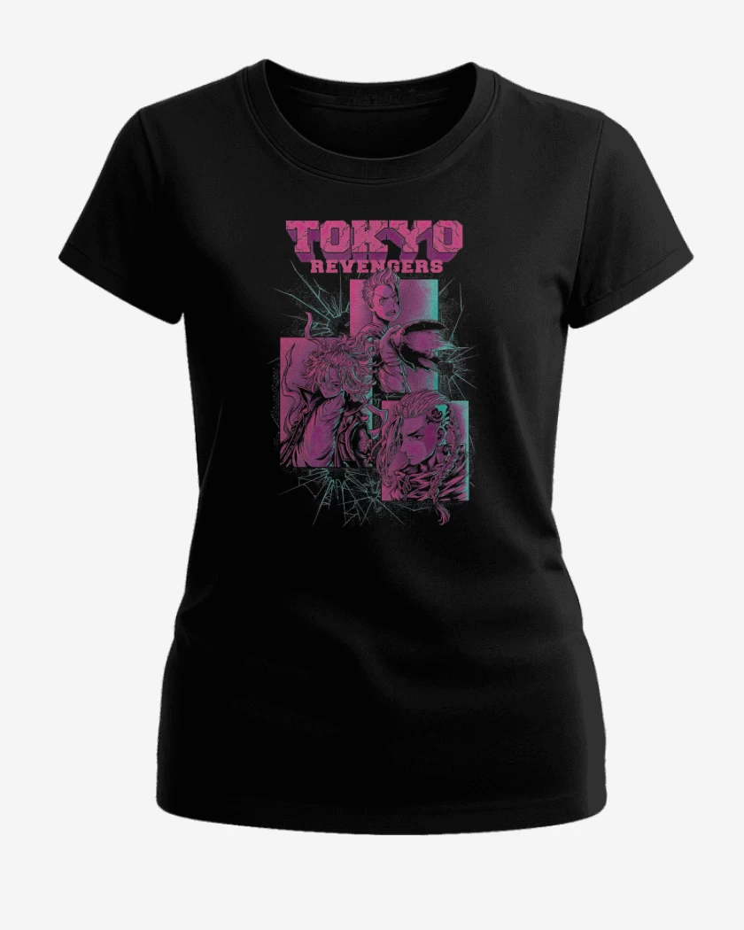 Polera de Mujer Negro de Tokyo Manji