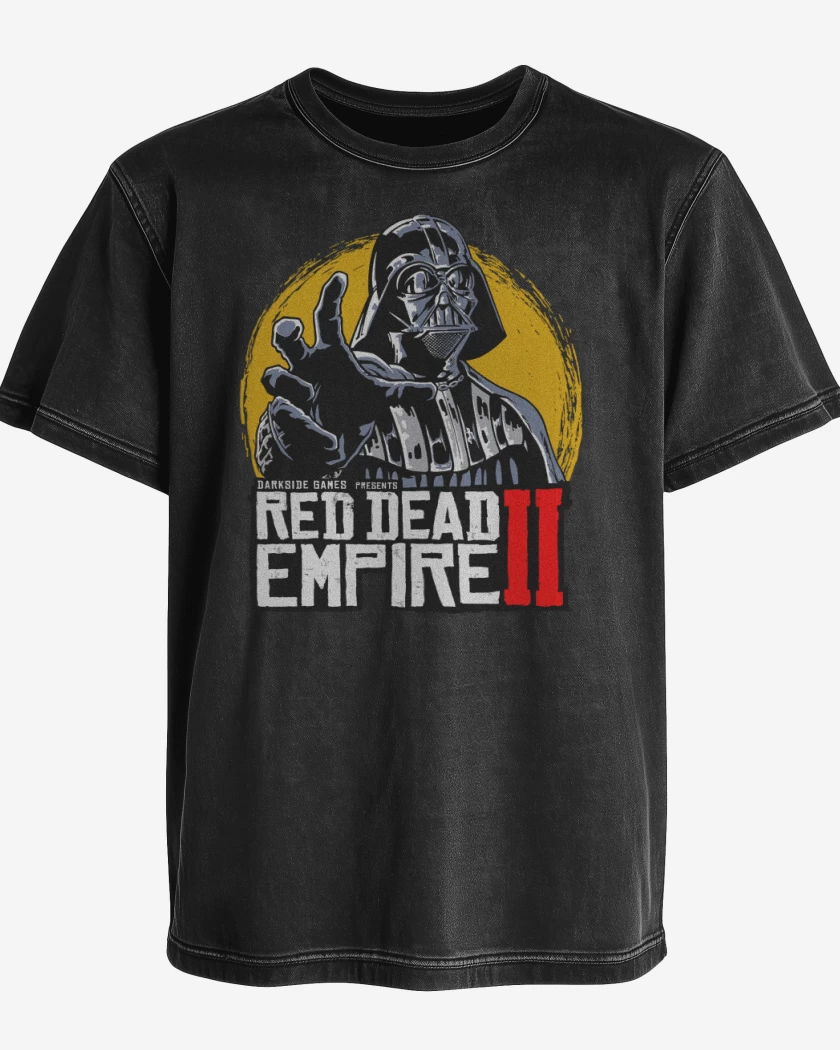 Polera desgastada Negro de Red Dead Empire II