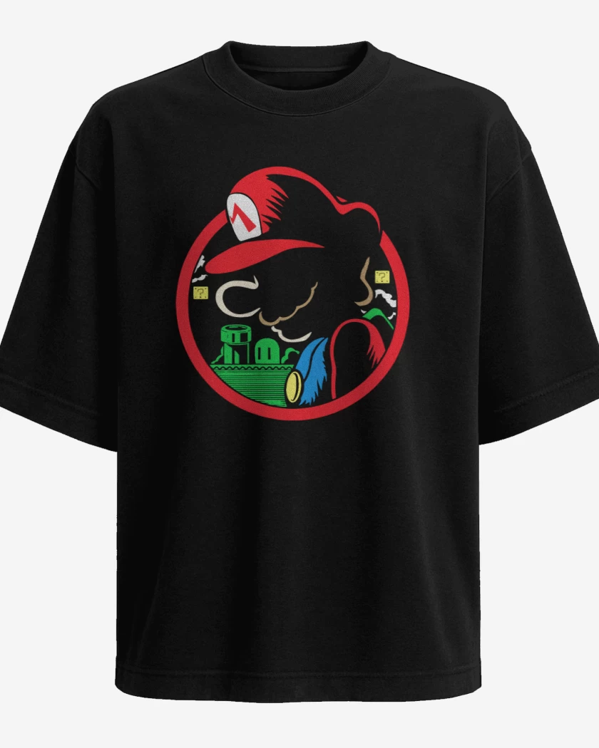 Polera Oversize Super bigote Bru