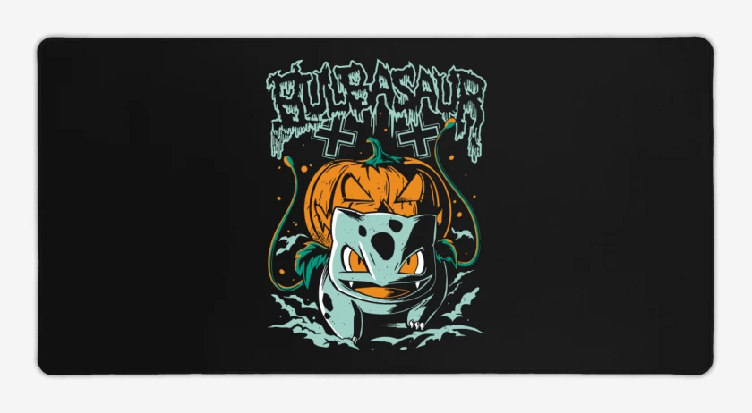 Mouse pad Gamer bulbasaur pumpkins