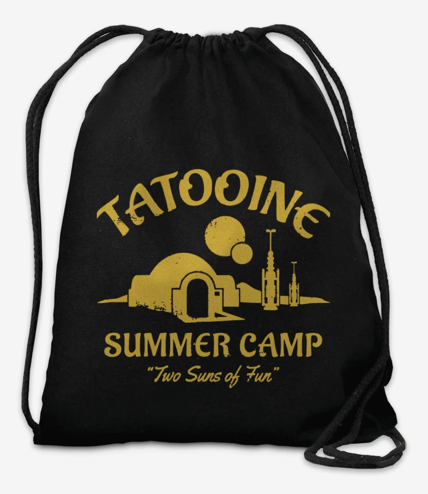 Mochila Negro de Tatooine Summer Camp