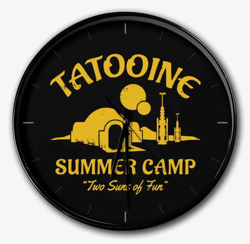 Reloj Negro de Tatooine Summer Camp
