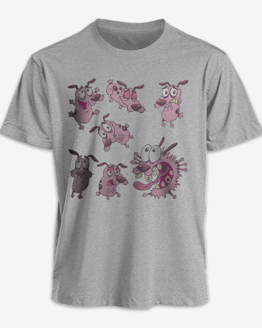 Polera Coraje el perro cobarde