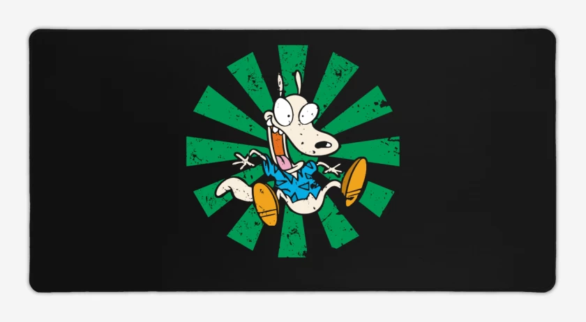 Mouse pad Gamer Negro de Rocko 
